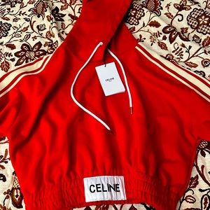 Celine cropped hoodie